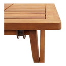 Folding Garden Coffee Table 40X40X40 Cm Solid Acacia Wood