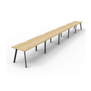 Eternal 5 Person 1 Workstation No Screen 6000 X 750 X 730Mm Oak Black