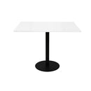 Quad Flat Disc Base Table Natural White Black
