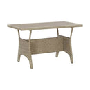 Garden Table 130X70X66 Cm Poly Rattan