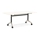 Twister Flip Top Table 1500Mm Natural White