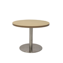 Globe Coffee Table Natural Oak Stainless Steel