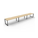 Infinite 3 Person 1 Workstation No Screen 5400 X 750 X 730Mm Oak Blk