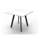 Perpetuity Square Meeting Table 900Mm W X 900Mm D X 730Mm H WhiteBlack