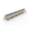Eternal 10 Person 2 Workstation W Screen 6000 X 1530 X 1200Mm Oak Blk