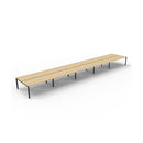 Express 10 Person 2 Workstation No Screen 7500 X 1530 X 730Mm Oak Blk