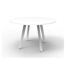 Perpetuity Round Meeting Table 1200Mm Natural White White