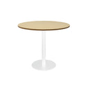 Annular Base Table 900Mm Natural Oak White