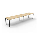 Express 2 Person 1 Workstation No Screen 2400 X 750 X 730Mm Oak Blk