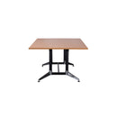 Hurricane Boardroom Table Dual Post 1 Piece Top Single Stage Beech