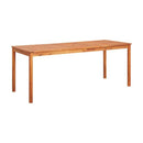Garden Table 215X90X74 Cm Solid Acacia Wood