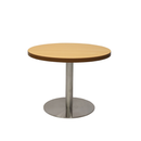 Globe Coffee Table Beech Stainless Steel