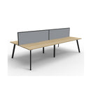 Eternal 4 Person 2 Workstation W Screen 3600 X 1530 X 1200Mm Oak Blk