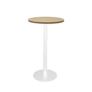 Annular Dry Bar Table Natural Oak White