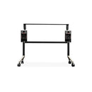 Cyclone Flip Top Table Frame Only Suits 1500 W X 750Mm D Black