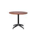 Cyclone Round Meeting Table 1200Mm Cherry