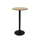 Annular Dry Bar Table Natural Oak Black