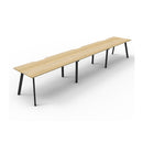 Eternal 3 Person 1 Workstation No Screen 3600 X 750 X 730Mm Oak Black