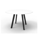 Perpetuity Round Meeting Table 1200Mm Natural White Black