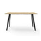 Perpetuity High Bar Table 1500Mm W X 750Mm D X 1050Mm H N Oak Black