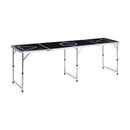 Folding Beer Pong Table 240 Cm Black
