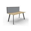 Eternal 1 Person 1 Workstation With Screen 1500 X 780 X 730Mm Oak Blck
