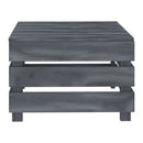 Garden Pallet Table Grey Wood
