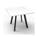 Perpetuity Square Meeting Table 900Mm W X 900Mm D X 730Mm H WhiteBlack