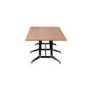 Hurricane Boardroom Table Dual Post 2 Piece Top Double Stage Beech