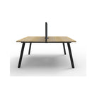 Eternal 2 Person 2 Workstation W Screen 1200 X 1530 X 1200Mm Oak Blk