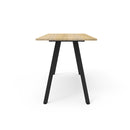 Perpetuity High Bar Table 1800Mm W X 900Mm D X 1050Mm H N Oak Black