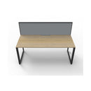 Infinite 1 Person 1 Workstation W Screen 1200 X 780 X 730Mm Oak Blk