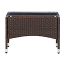 Coffee Table 60X40X36 Cm Poly Rattan
