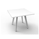 Perpetuity Square Meeting Table 900Mm W X 900Mm D X 730Mm H WhiteWhite