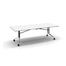 Swift Verge Bending Boardroom Table Natural White