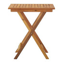 Folding Garden Table 60X60X75 Cm Solid Acacia Wood