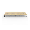 Eternal 8 Person 2 Workstation No Screen 4800 X 1530 X 730Mm Oak Black
