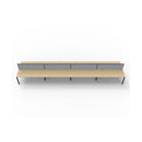 Express 8 Person 2 Workstation W Screen 7200 X 1530 X 1200Mm Oak Blk