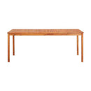 Garden Table 215X90X74 Cm Solid Acacia Wood