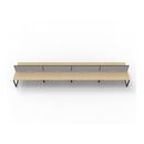 Infinite 8 Person 2 Workstation W Screen 6000 X 1530 X 1200Mm Oak Blk