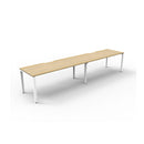Express 2 Person 1 Workstation No Screen 3000 X 750 X 730Mm Oak Wte
