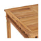 Garden Dining Table 80X80X80 Cm Solid Teak Wood