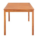 Garden Table 215X90X74 Cm Solid Acacia Wood