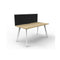 Eternal 1 Person 1 Workstation With Screen 1800 X 780 X 730Mm Oak Whte