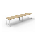 Infinite 2 Person 1 Workstation No Screen 3600 X 750 X 730Mm Oak Wte