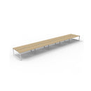 Infinite 10 Person 2 Workstation No Screen 9000 X 1530 X 730Mm Oak Wte