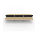 Eternal 6 Person 2 Workstation W Screen 5400 X 1530 X 1200Mm Oak Wte