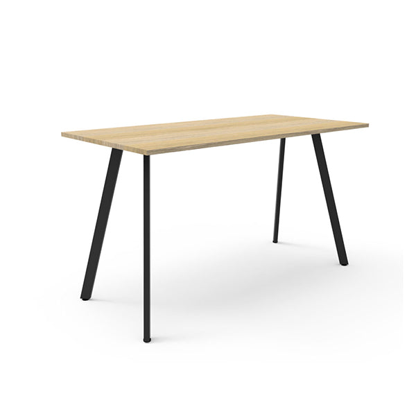 Perpetuity High Bar Table 1500Mm W X 750Mm D X 1050Mm H N Oak Black