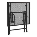 Folding Table Mesh 38X38X38 Cm Steel Anthracite