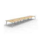 Eternal 10 Person 2 Workstation No Screen 9000 X 1530 X 730Mm Oak Wte